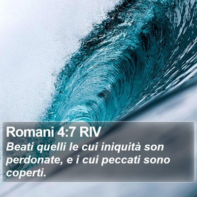 Romani 4:7 RIV Bible Verse Image