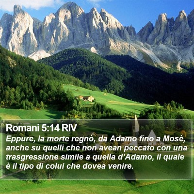 Romani 5:14 RIV Bible Verse Image