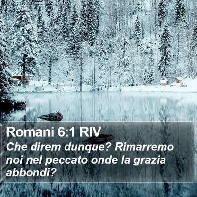 Romani 6:1 RIV Bible Verse Image