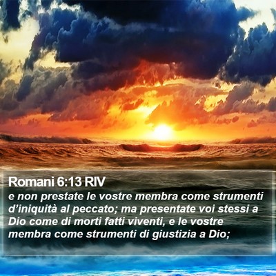 Romani 6:13 RIV Bible Verse Image