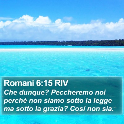 Romani 6:15 RIV Bible Verse Image