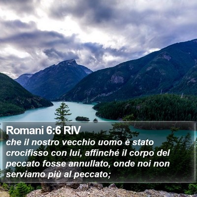 Romani 6:6 RIV Bible Verse Image