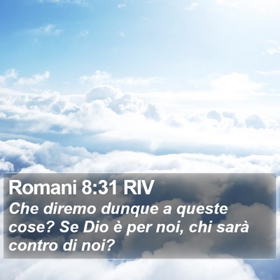 Romani 8:31 RIV Bible Verse Image