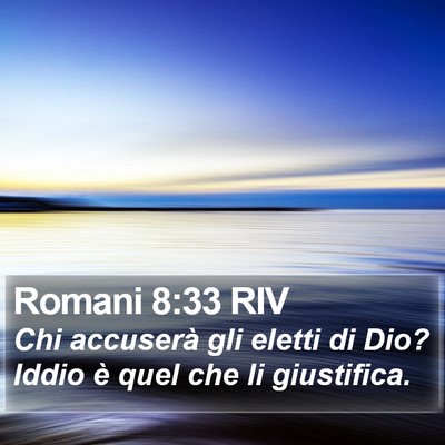 Romani 8:33 RIV Bible Verse Image
