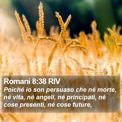 Romani 8:38 RIV Bible Verse Image
