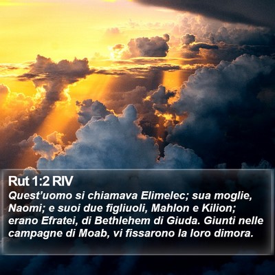 Rut 1:2 RIV Bible Verse Image