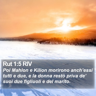 Rut 1:5 RIV Bible Verse Image