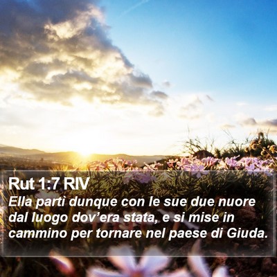 Rut 1:7 RIV Bible Verse Image