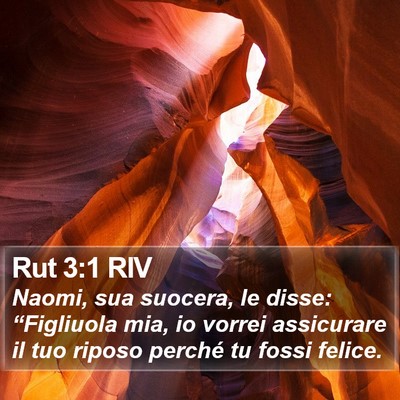 Rut 3:1 RIV Bible Verse Image