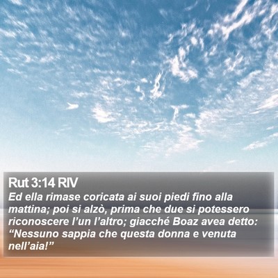 Rut 3:14 RIV Bible Verse Image