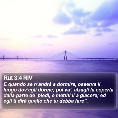 Rut 3:4 RIV Bible Verse Image