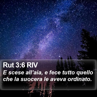 Rut 3:6 RIV Bible Verse Image