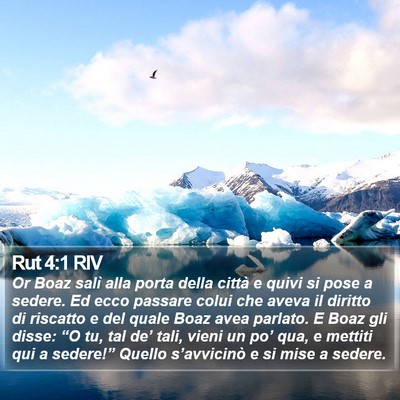Rut 4:1 RIV Bible Verse Image