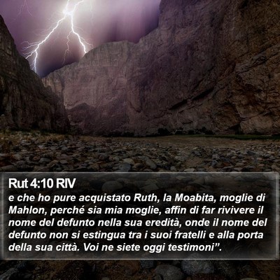 Rut 4:10 RIV Bible Verse Image