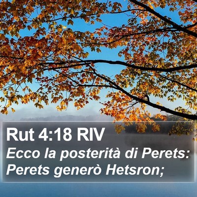 Rut 4:18 RIV Bible Verse Image