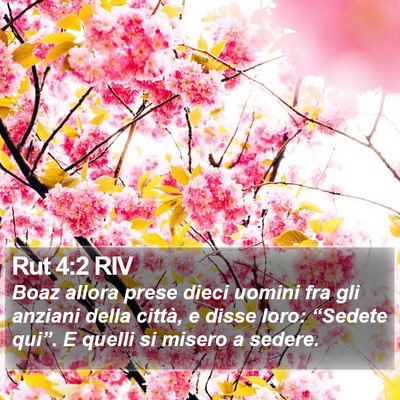 Rut 4:2 RIV Bible Verse Image