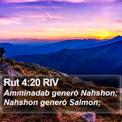 Rut 4:20 RIV Bible Verse Image