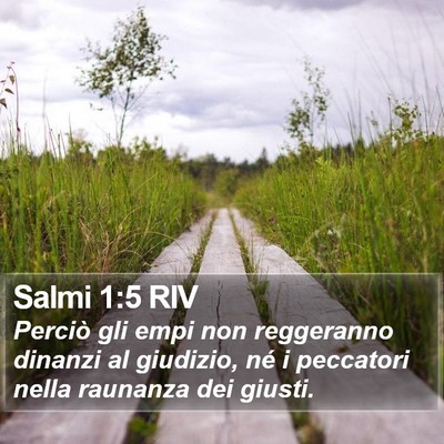 Salmi 1:5 RIV Bible Verse Image