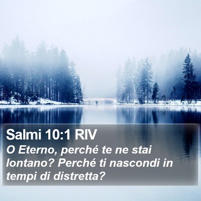 Salmi 10:1 RIV Bible Verse Image