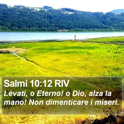 Salmi 10:12 RIV Bible Verse Image