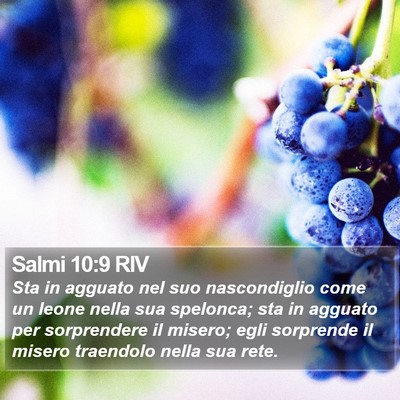 Salmi 10:9 RIV Bible Verse Image