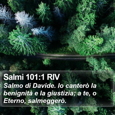 Salmi 101:1 RIV Bible Verse Image