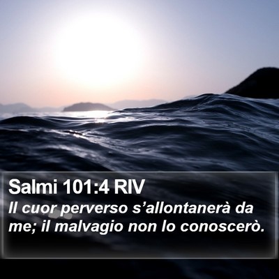 Salmi 101:4 RIV Bible Verse Image