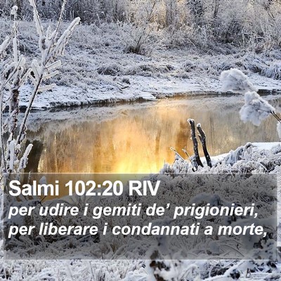Salmi 102:20 RIV Bible Verse Image