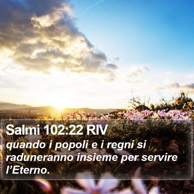 Salmi 102:22 RIV Bible Verse Image