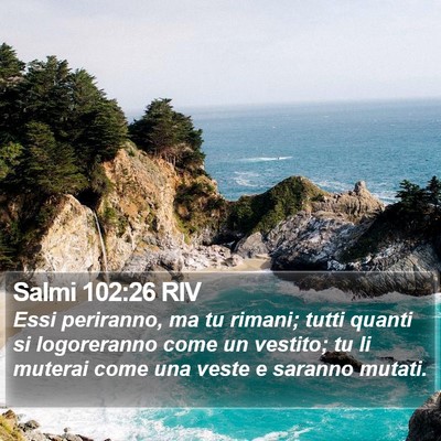 Salmi 102:26 RIV Bible Verse Image