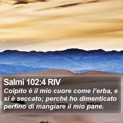 Salmi 102:4 RIV Bible Verse Image