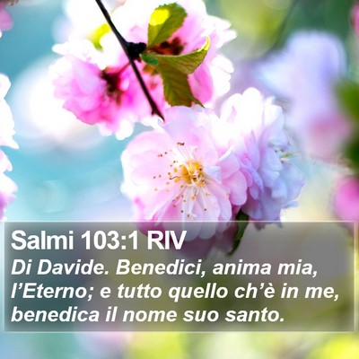 Salmi 103:1 RIV Bible Verse Image