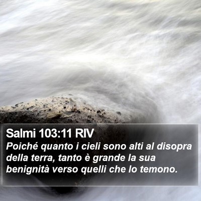 Salmi 103:11 RIV Bible Verse Image