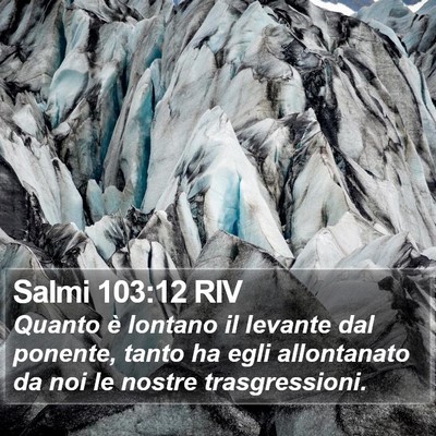 Salmi 103:12 RIV Bible Verse Image