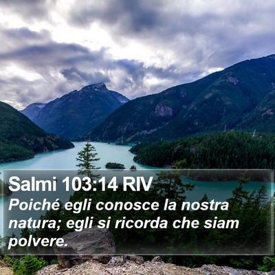 Salmi 103:14 RIV Bible Verse Image