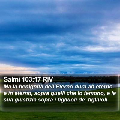 Salmi 103:17 RIV Bible Verse Image