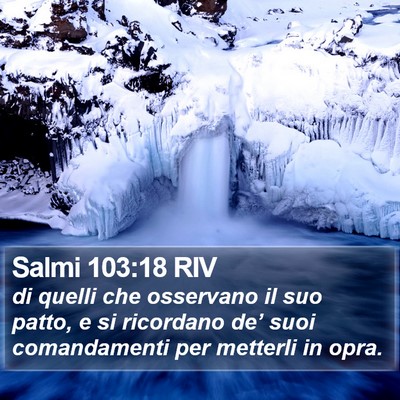 Salmi 103:18 RIV Bible Verse Image