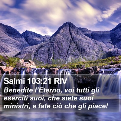 Salmi 103:21 RIV Bible Verse Image