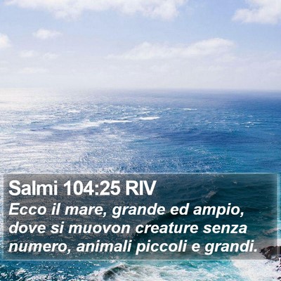 Salmi 104:25 RIV Bible Verse Image