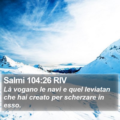 Salmi 104:26 RIV Bible Verse Image