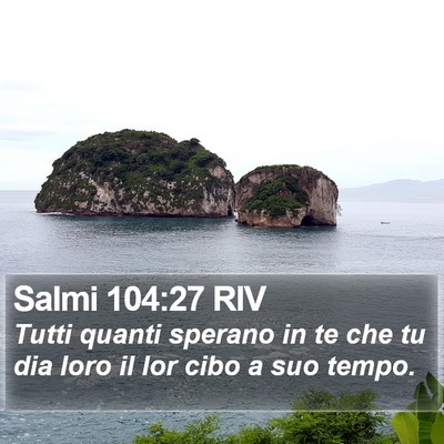 Salmi 104:27 RIV Bible Verse Image