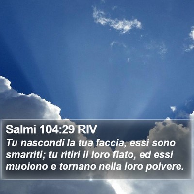 Salmi 104:29 RIV Bible Verse Image