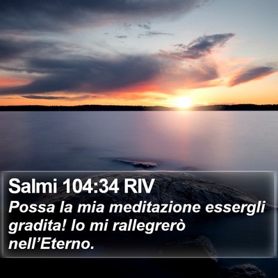 Salmi 104:34 RIV Bible Verse Image