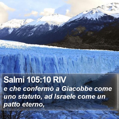 Salmi 105:10 RIV Bible Verse Image