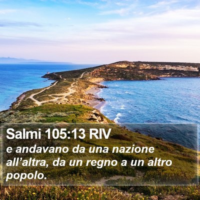 Salmi 105:13 RIV Bible Verse Image
