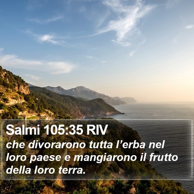 Salmi 105:35 RIV Bible Verse Image