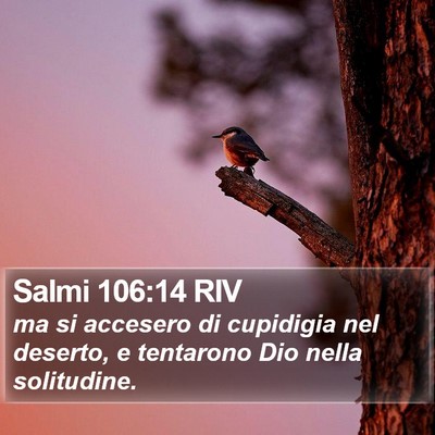 Salmi 106:14 RIV Bible Verse Image