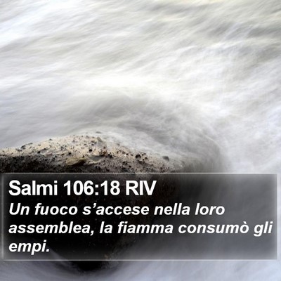 Salmi 106:18 RIV Bible Verse Image