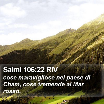 Salmi 106:22 RIV Bible Verse Image