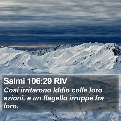 Salmi 106:29 RIV Bible Verse Image